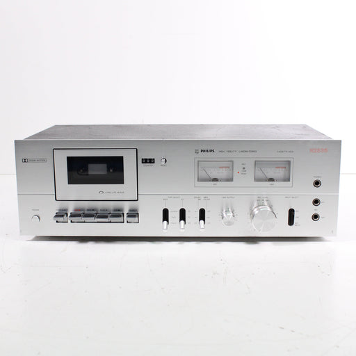 Philips N2535 Single Deck Cassette Player Recorder Silver-Cassette Players & Recorders-SpenCertified-vintage-refurbished-electronics