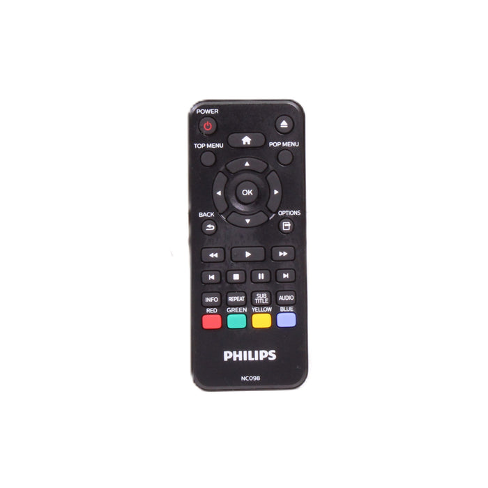 Philips NC098 Remote Control for Blu-Ray/DVD Player BDP1502/F7-Remote Controls-SpenCertified-vintage-refurbished-electronics