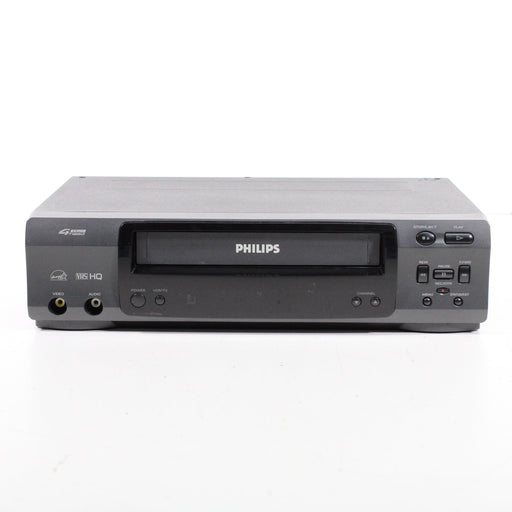 Philips VRB411AT24 4-Head VCR VHS Player and Recorder-VCRs-SpenCertified-vintage-refurbished-electronics