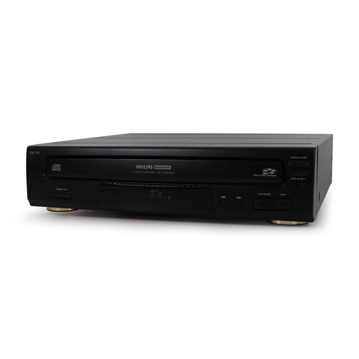 Philips/Magnavox CDC735 5-Disc DVD Carousel Changer and Player-Electronics-SpenCertified-refurbished-vintage-electonics