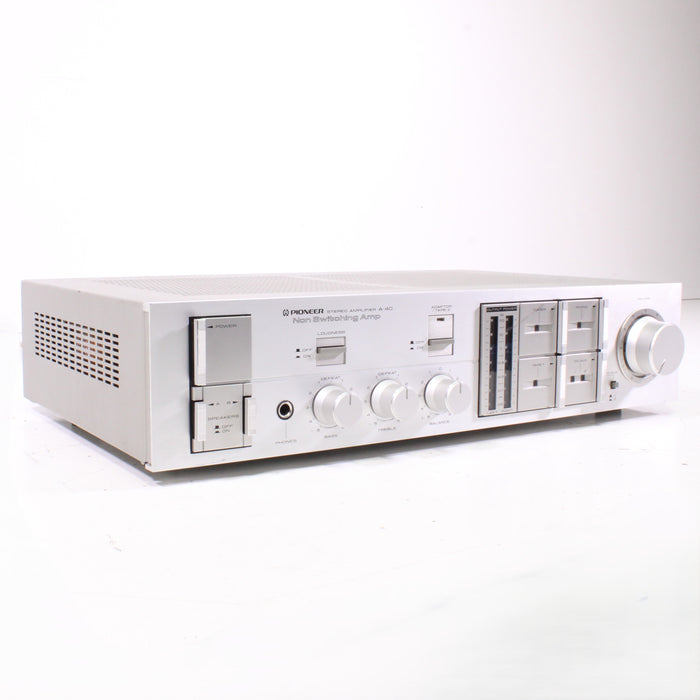 Pioneer A-40 Stereo Integrated Amplifier Silver Face Phono-Integrated Amplifiers-SpenCertified-vintage-refurbished-electronics