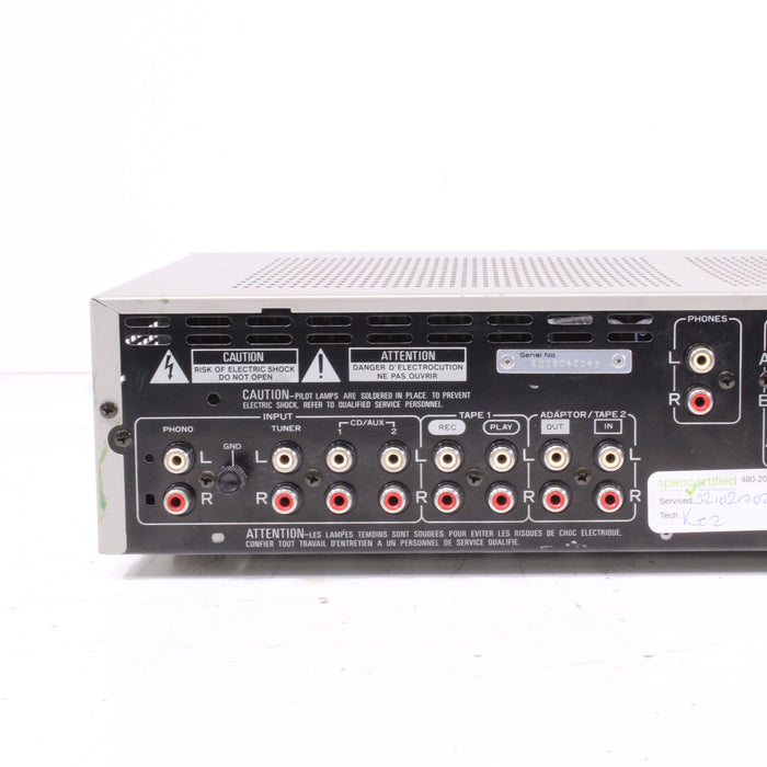 Pioneer A-40 Stereo Integrated Amplifier Silver Face Phono-Integrated Amplifiers-SpenCertified-vintage-refurbished-electronics