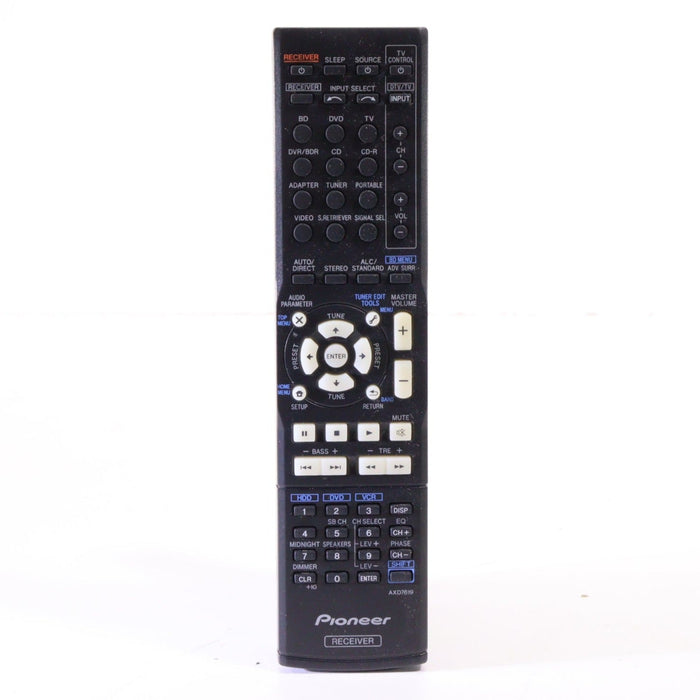 Pioneer AXD7619 Remote Control for AV Receiver VSX-521-K-Remote Controls-SpenCertified-vintage-refurbished-electronics