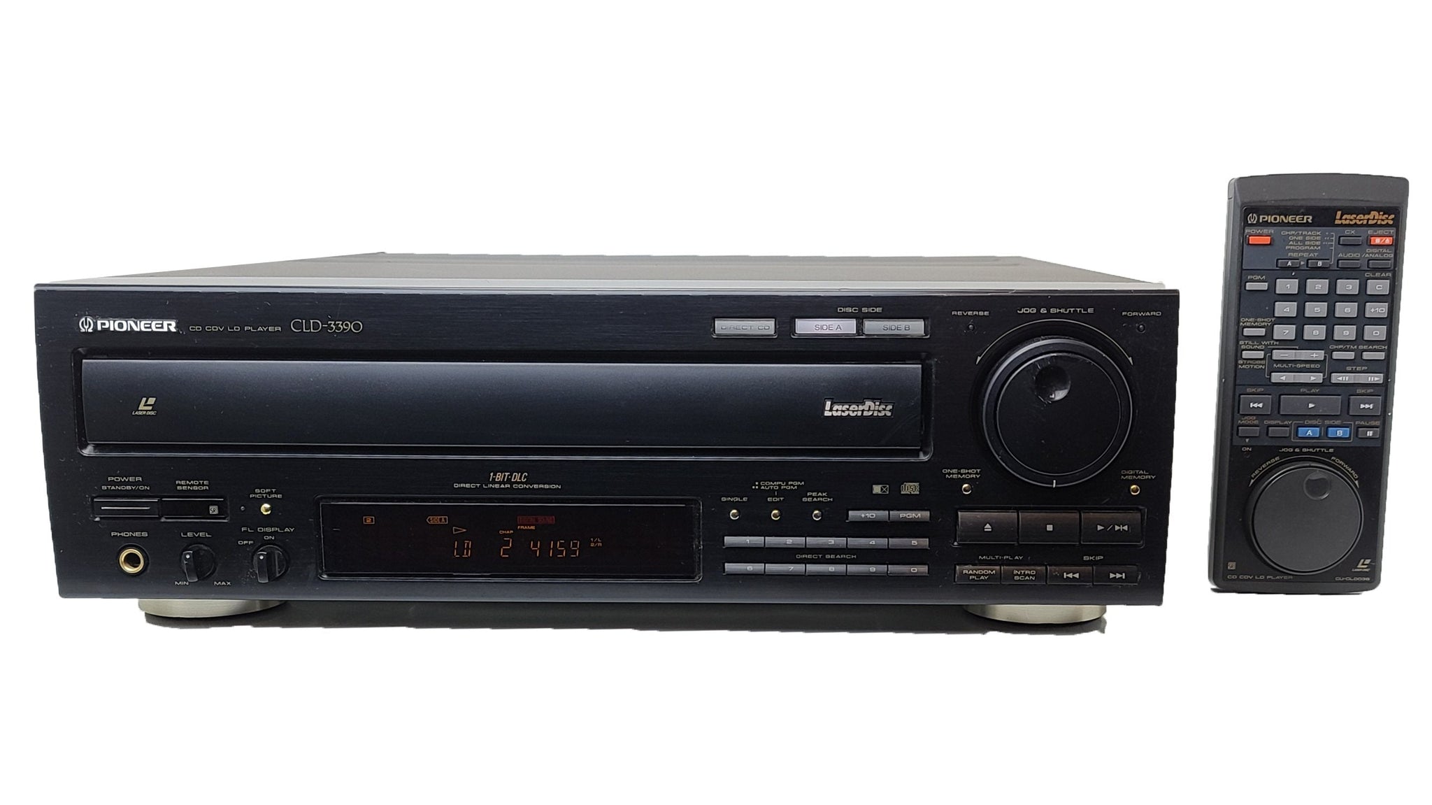 Pioneer CLD-3390 LaserDisc CD CDV LD Player with Both Side 