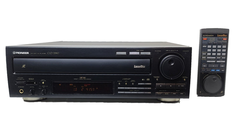 Pioneer CLD-3390 LaserDisc CD CDV LD Player with Both Side Play Jog Di