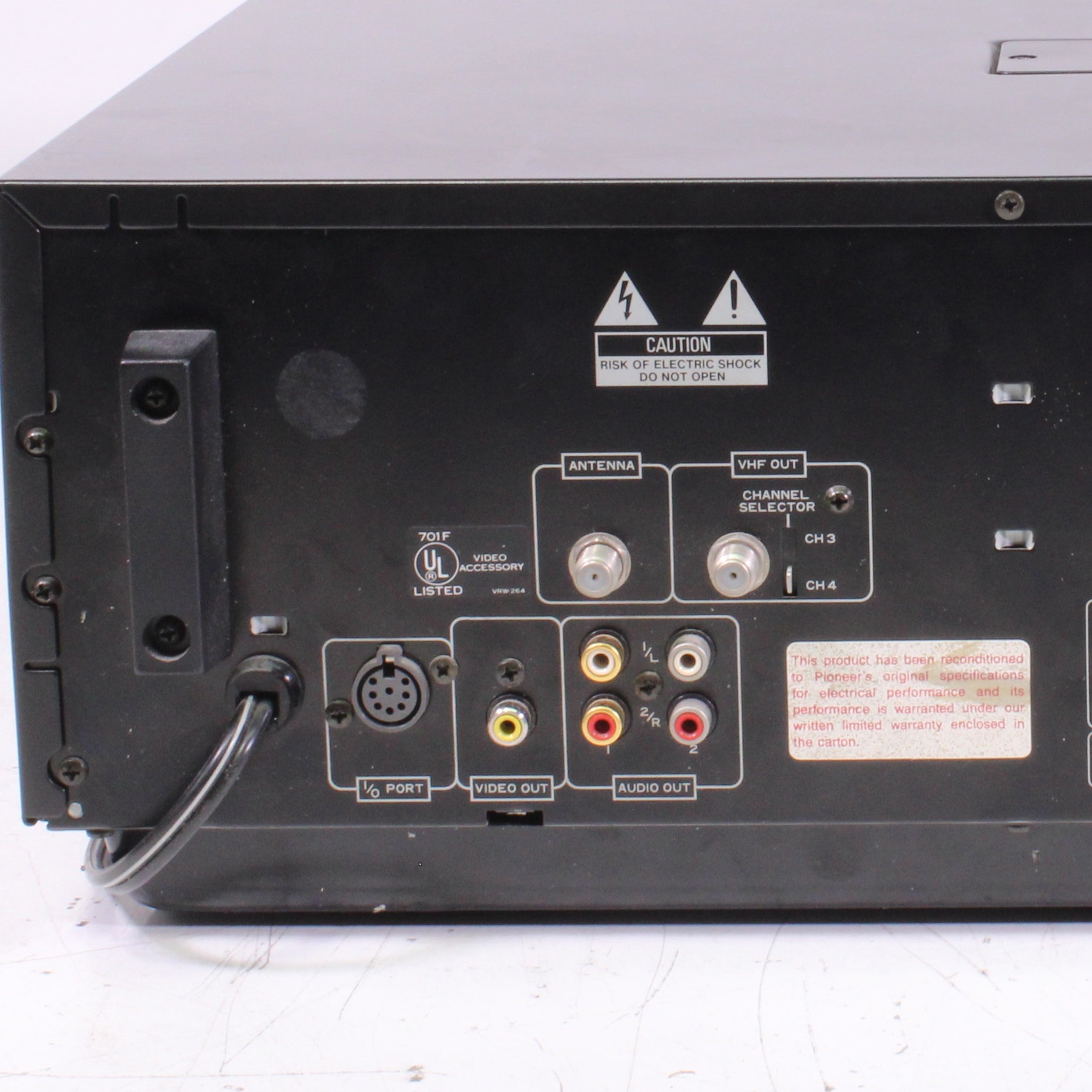 Pioneer CLD-900 Compact Disc/ LaserDisc Player (1985) — SpenCertified