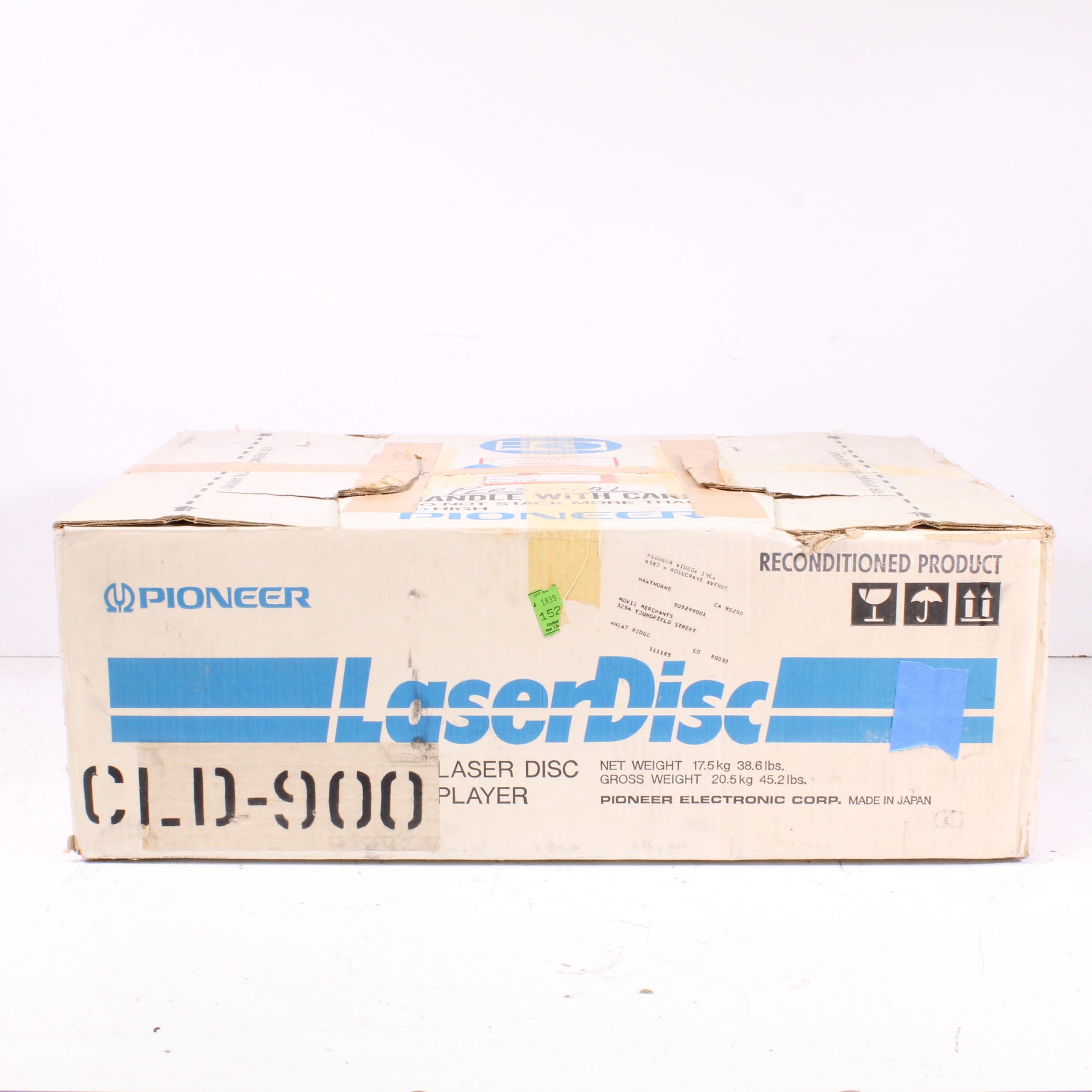 Pioneer CLD-900 Compact Disc/ LaserDisc Player (1985) — SpenCertified