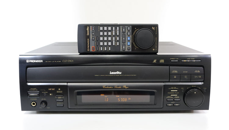 Pioneer CLD-D501 CD CDV LaserDisc LD Combo Player with S-Video, Optica