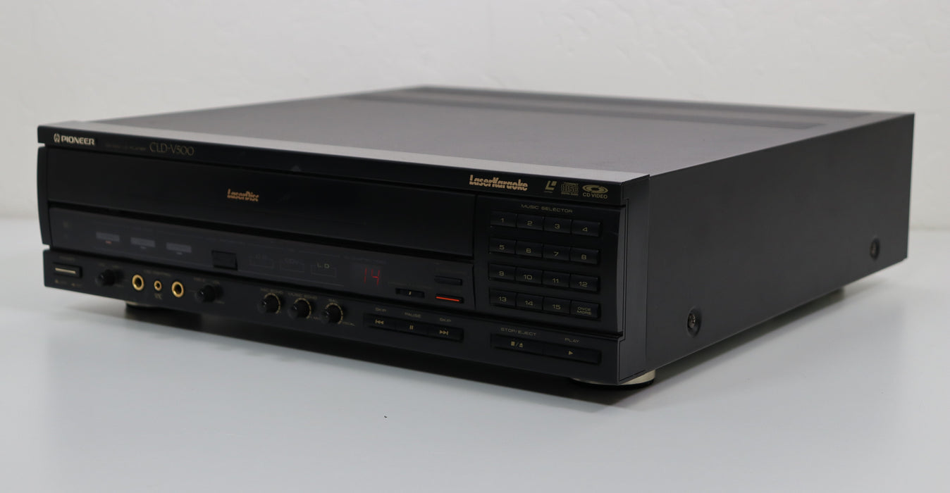 Pioneer CLD-V500 CD CDV LD Player LaserDisc LaserKaraoke Dual Mic System-LaserDisc Player-SpenCertified-vintage-refurbished-electronics