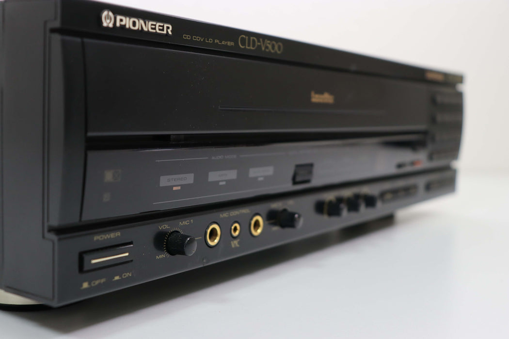 Pioneer CLD-V500 CD CDV LD Player LaserDisc LaserKaraoke Dual Mic System-LaserDisc Player-SpenCertified-vintage-refurbished-electronics