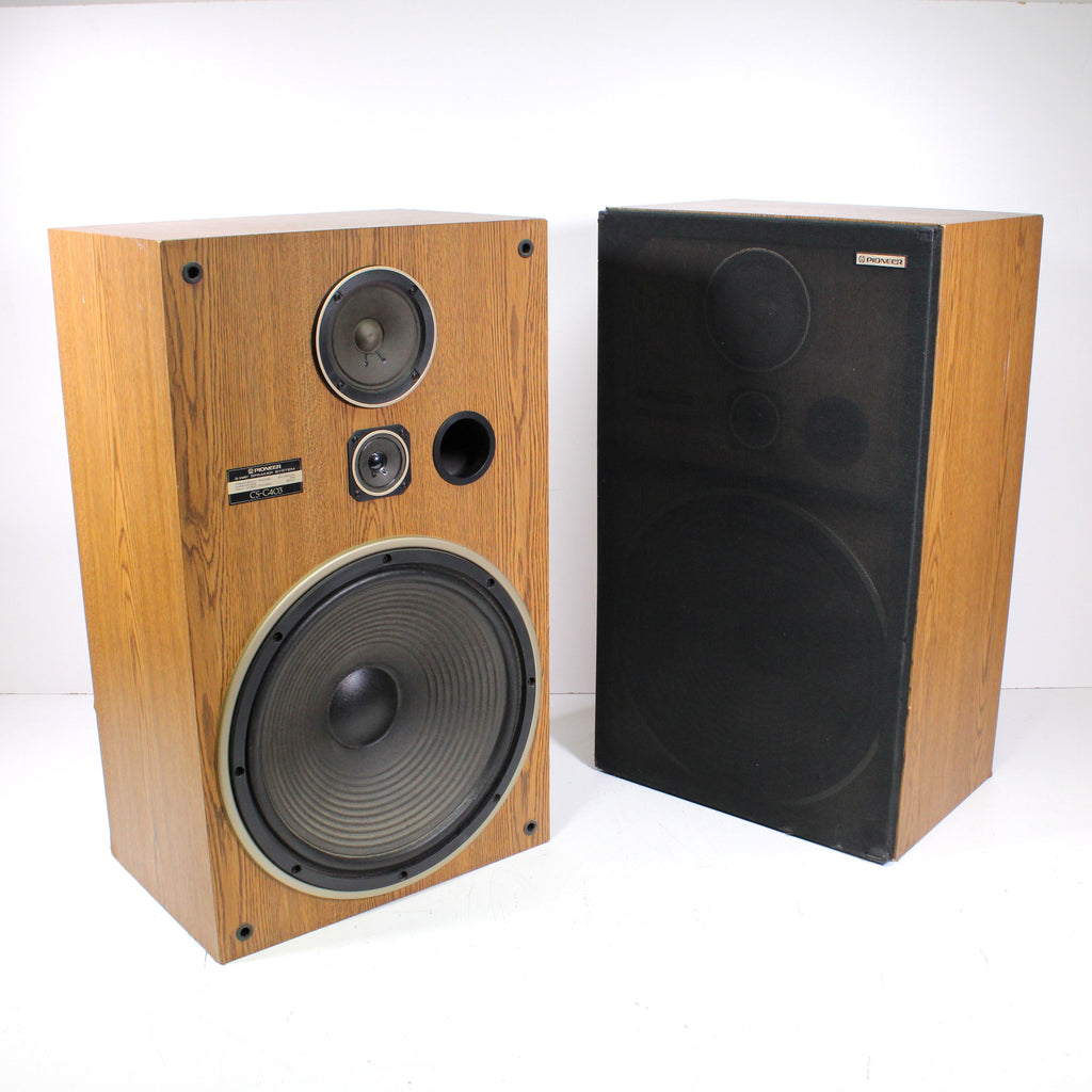 Pioneer CS-G403 3-Way Stereo Speaker System Pair Ported