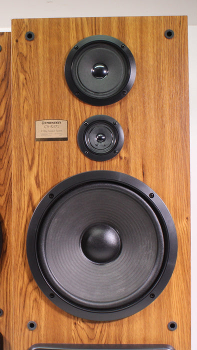 Pioneer CS‑R571 3-Way Floor‑Standing Speakers Vintage (1980)-Speakers-SpenCertified-vintage-refurbished-electronics