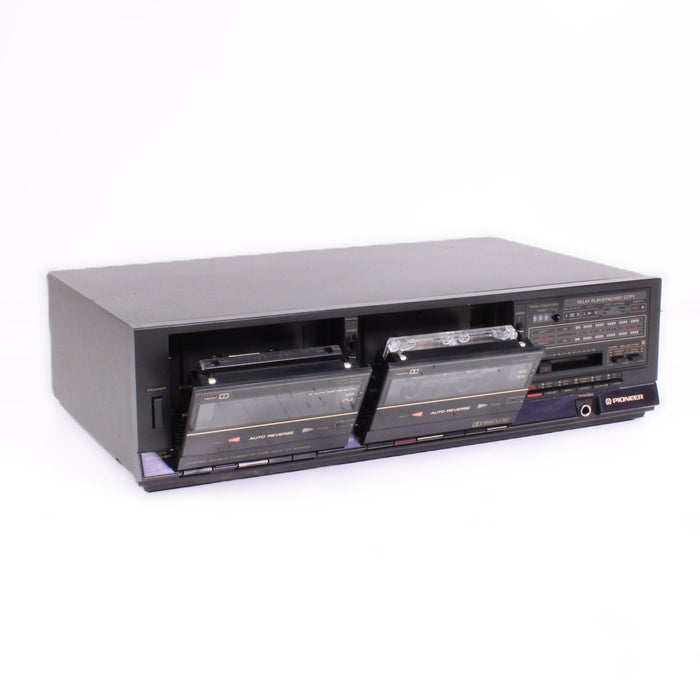 Pioneer CT-1270WR Double Cassette Deck Auto Reverse Dolby B/C (1986)-Cassette Players & Recorders-SpenCertified-vintage-refurbished-electronics