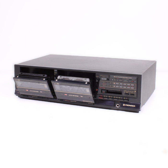 Pioneer CT-1270WR Double Cassette Deck Auto Reverse Dolby B/C (1986)-Cassette Players & Recorders-SpenCertified-vintage-refurbished-electronics