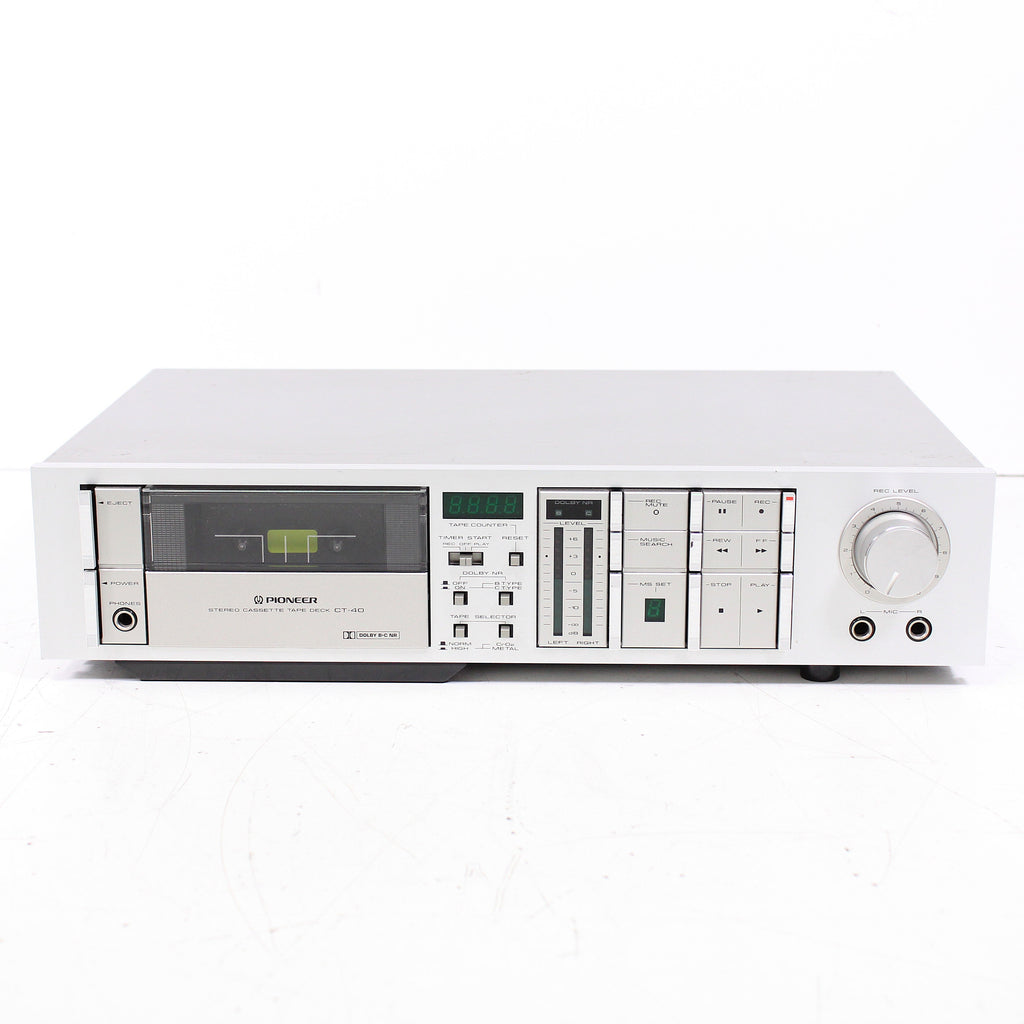 Pioneer CT-40 Stereo Cassette Tape Deck — SpenCertified