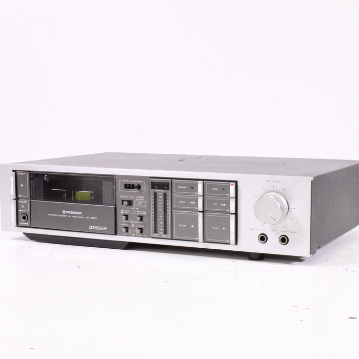 Pioneer CT-850 2-Head Direct Drive Stereo Cassette Deck-Cassette Players & Recorders-SpenCertified-vintage-refurbished-electronics