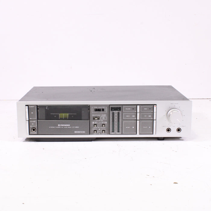 Pioneer CT-850 2-Head Direct Drive Stereo Cassette Deck-Cassette Players & Recorders-SpenCertified-vintage-refurbished-electronics