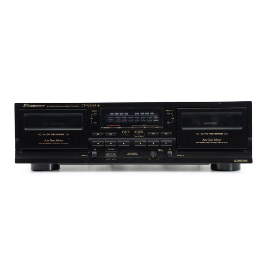 Pioneer CT-W208R Dual Deck Cassette Player-Electronics-SpenCertified-refurbished-vintage-electonics