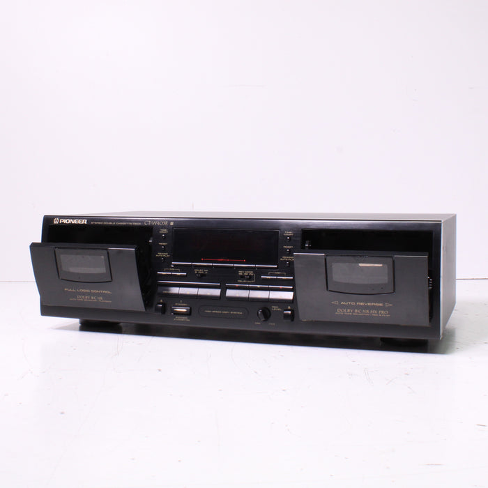 Pioneer CT-W403R Stereo Dual Cassette Tape Deck Auto Reverse-Cassette Players & Recorders-SpenCertified-vintage-refurbished-electronics