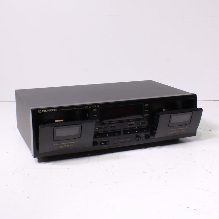Pioneer CT-W403R Stereo Dual Cassette Tape Deck Auto Reverse-Cassette Players & Recorders-SpenCertified-vintage-refurbished-electronics