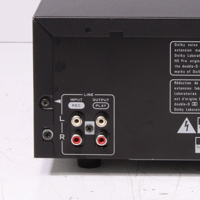 Pioneer CT-W403R Stereo Dual Cassette Tape Deck Auto Reverse-Cassette Players & Recorders-SpenCertified-vintage-refurbished-electronics