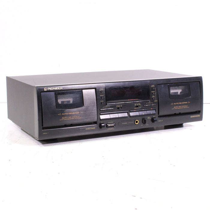 Pioneer CT-W504R Dual Cassette Deck Auto-Reverse Dolby B/C High-Speed Dubbing (1995)-Cassette Players & Recorders-SpenCertified-vintage-refurbished-electronics