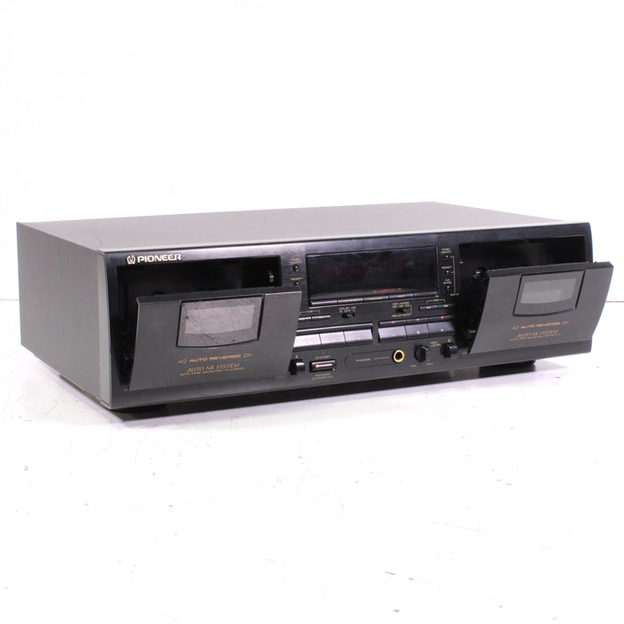 Pioneer CT-W504R Dual Cassette Deck Auto-Reverse Dolby B/C High-Speed Dubbing (1995)-Cassette Players & Recorders-SpenCertified-vintage-refurbished-electronics