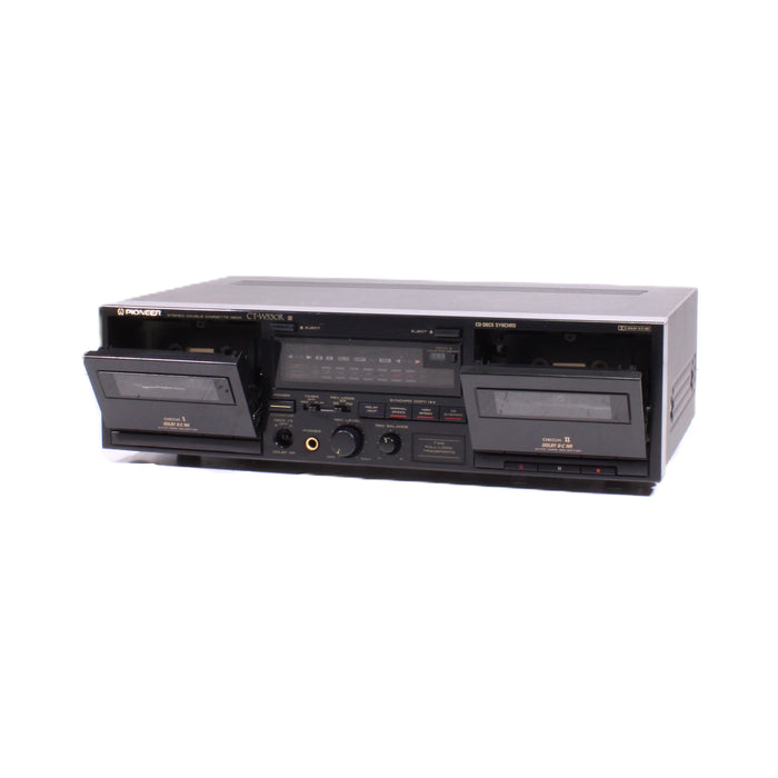 Pioneer CT-W530R Dual Deck Cassette Player Auto Reverse Dolby B/C Tape Deck-Cassette Players & Recorders-SpenCertified-vintage-refurbished-electronics