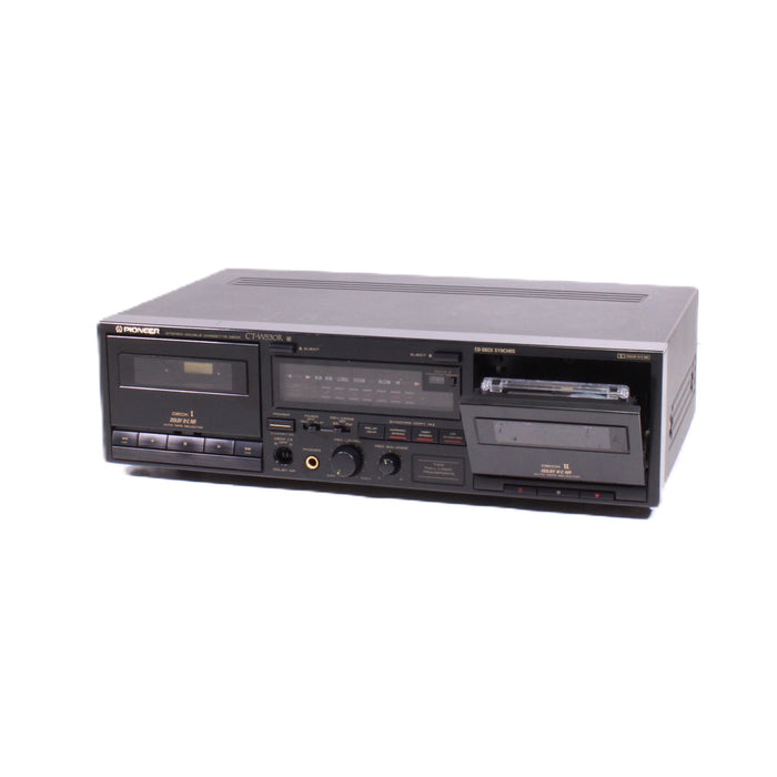 Pioneer CT-W530R Dual Deck Cassette Player Auto Reverse Dolby B/C Tape Deck-Cassette Players & Recorders-SpenCertified-vintage-refurbished-electronics