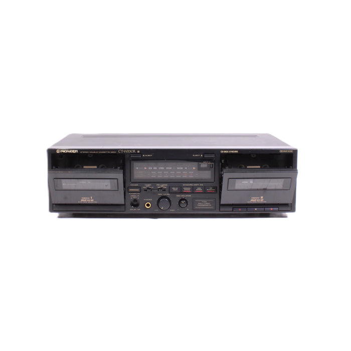 Pioneer CT-W530R Dual Deck Cassette Player Auto Reverse Dolby B/C Tape Deck-Cassette Players & Recorders-SpenCertified-vintage-refurbished-electronics