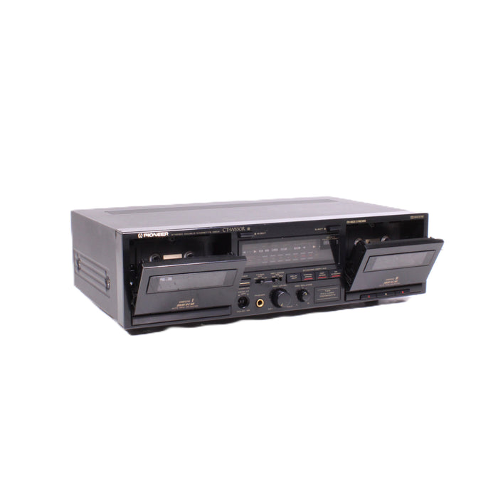 Pioneer CT-W530R Dual Deck Cassette Player Auto Reverse Dolby B/C Tape Deck-Cassette Players & Recorders-SpenCertified-vintage-refurbished-electronics