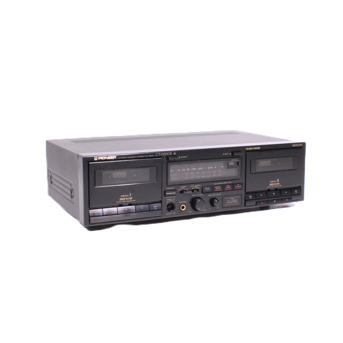 Pioneer CT-W530R Dual Deck Cassette Player Auto Reverse Dolby B/C Tape Deck-Cassette Players & Recorders-SpenCertified-vintage-refurbished-electronics