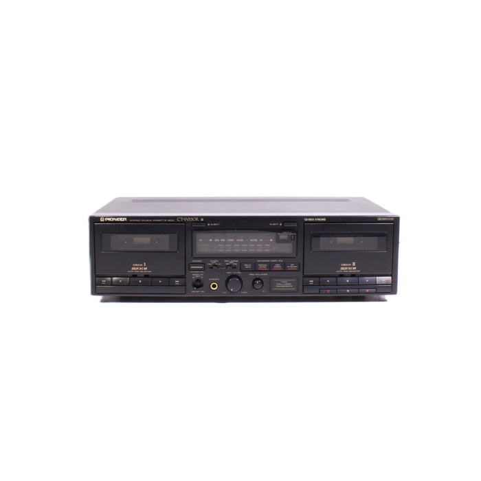 Pioneer CT-W530R Dual Deck Cassette Player Auto Reverse Dolby B/C Tape Deck-Cassette Players & Recorders-SpenCertified-vintage-refurbished-electronics