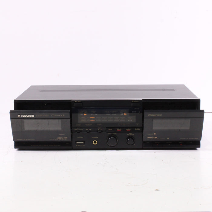 Pioneer CT-W600R Dual Deck Cassette Player Dolby B-C NR-Cassette Players & Recorders-SpenCertified-vintage-refurbished-electronics