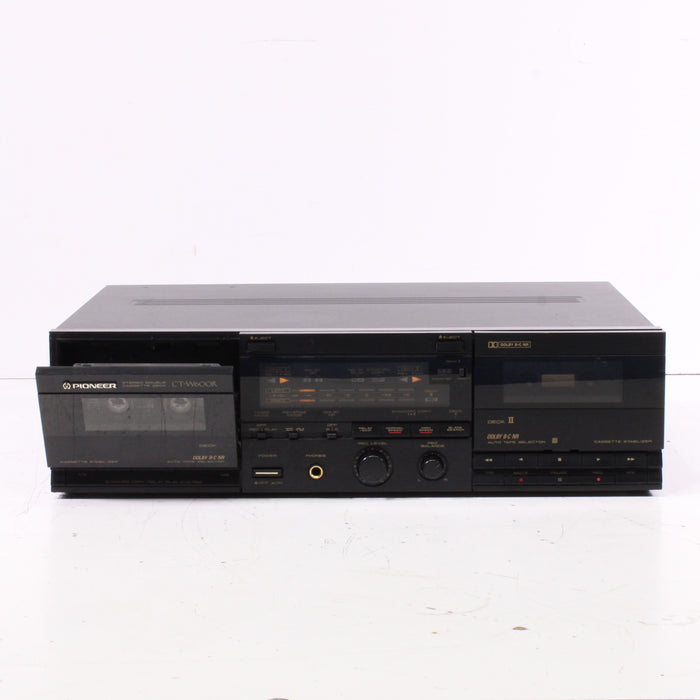 Pioneer CT-W600R Dual Deck Cassette Player Dolby B-C NR-Cassette Players & Recorders-SpenCertified-vintage-refurbished-electronics