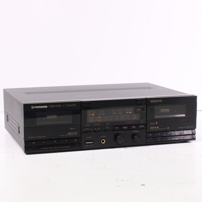 Pioneer CT-W600R Dual Deck Cassette Player Dolby B-C NR-Cassette Players & Recorders-SpenCertified-vintage-refurbished-electronics