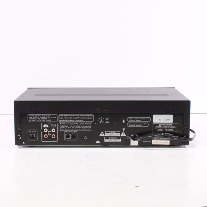 Pioneer CT-W600R Dual Deck Cassette Player Dolby B-C NR-Cassette Players & Recorders-SpenCertified-vintage-refurbished-electronics