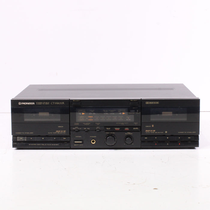 Pioneer CT-W600R Dual Deck Cassette Player Dolby B-C NR-Cassette Players & Recorders-SpenCertified-vintage-refurbished-electronics