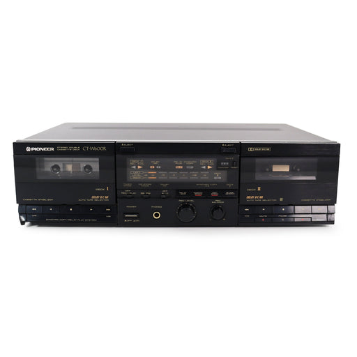 Pioneer CT-W600R Dual Deck Cassette Player/Recorder (Cosmetic Wear As Pictured)-Electronics-SpenCertified-refurbished-vintage-electonics
