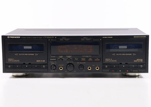 Pioneer CT-W650R Stereo Double Cassette Deck-Cassette Players & Recorders-SpenCertified-vintage-refurbished-electronics