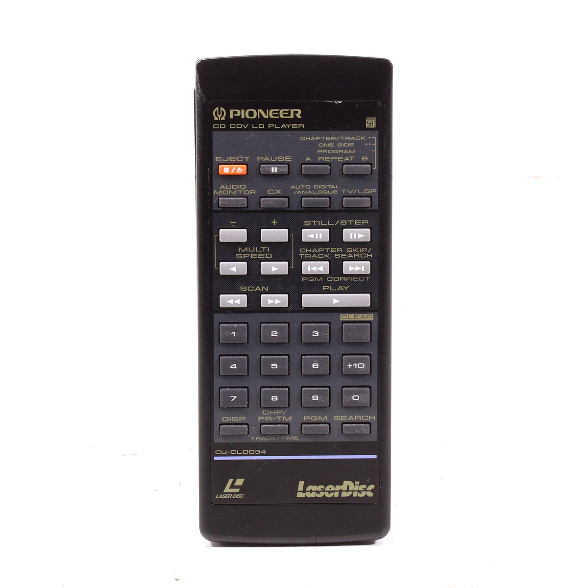 Pioneer CU-CLD034 Remote Control for CD CDV LD LaserDisc Player