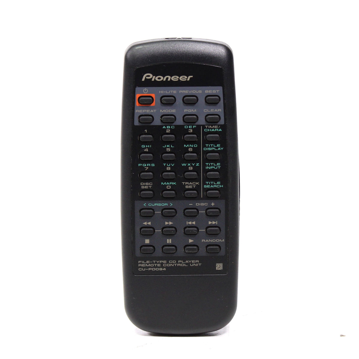 PIONEER CU-CLD071 REMOTE CONTROL deals For LaserDisc Player