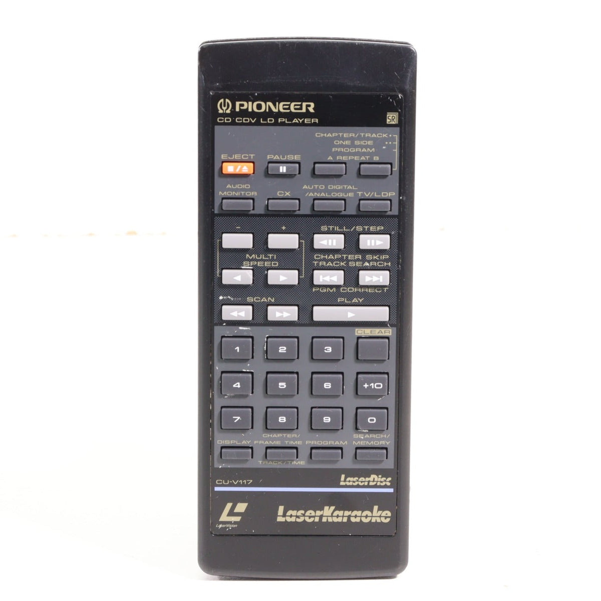 Pioneer CU-V117 Remote Control for CD CDV LD Player CLD-V700 and More ...