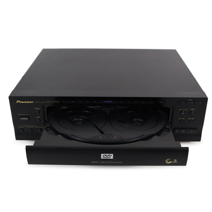 Pioneer DV-C302D 3 Disc DVD Carousel Changer-Electronics-SpenCertified-refurbished-vintage-electonics