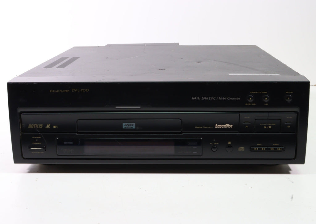 Pioneer DVL-700 DVD LD LaserDisc Combo Player S-Video Both Side Play