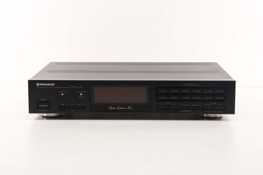 Pioneer F-757 Mark 2 Digital Synthesizer Tuner-AM FM Tuner-SpenCertified-vintage-refurbished-electronics