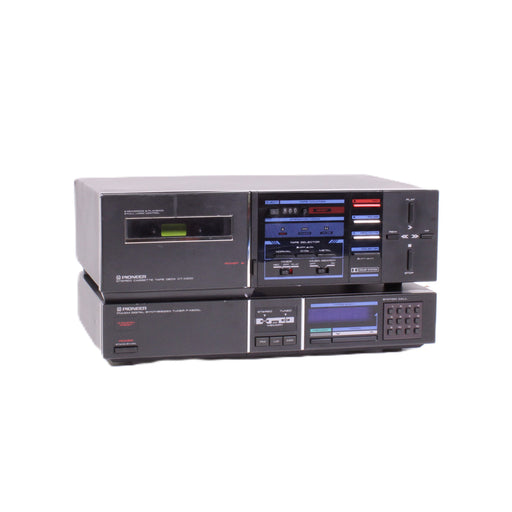 Pioneer F-X500L Digital AM/FM Tuner & CT-X300 Cassette Deck Stereo Component Bundle-Cassette Players & Recorders-SpenCertified-vintage-refurbished-electronics