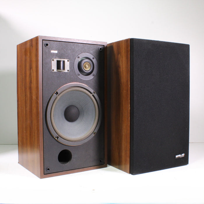 Pioneer HPM-40 Bass Reflex Type 3-Way Loudspeaker Pair (1976)-Speakers-SpenCertified-vintage-refurbished-electronics