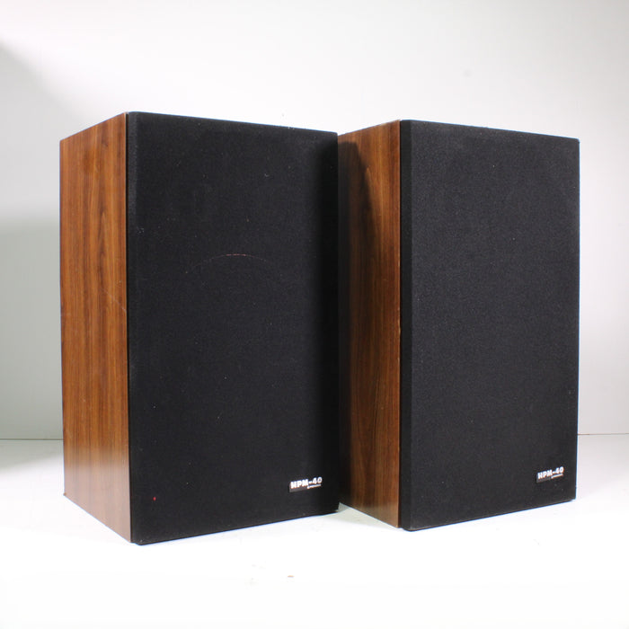 Pioneer HPM-40 Bass Reflex Type 3-Way Loudspeaker Pair (1976)-Speakers-SpenCertified-vintage-refurbished-electronics