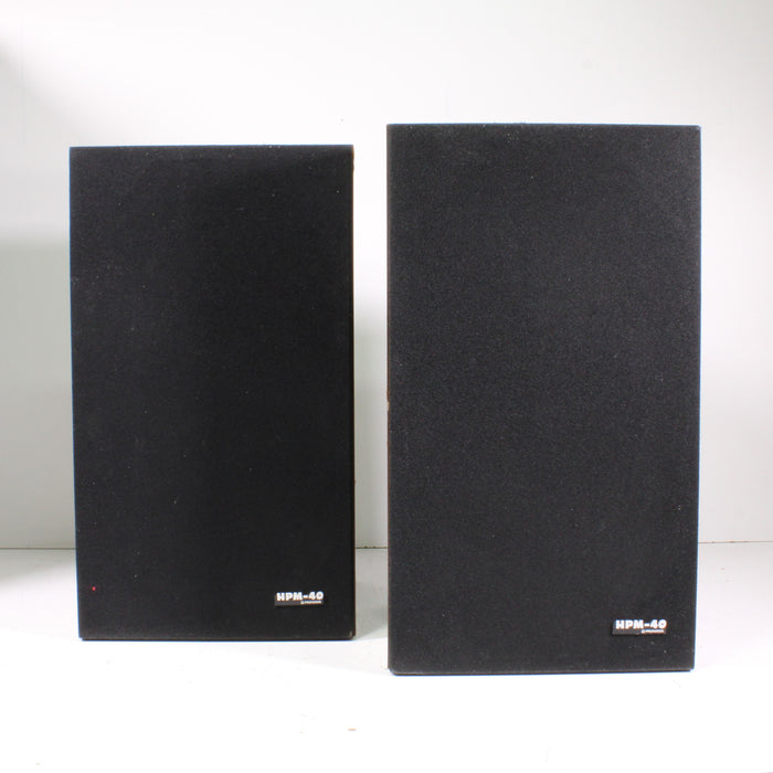 Pioneer HPM-40 Bass Reflex Type 3-Way Loudspeaker Pair (1976)-Speakers-SpenCertified-vintage-refurbished-electronics